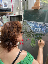 Load image into Gallery viewer, Verrand in Courmayeur Mont Blanc Soft Pastels Painting.
