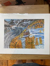 Load image into Gallery viewer, Limited Edition of Giclée Print of Mer de Glace, Montenvers, Chamonix in different sizes
