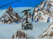 Load image into Gallery viewer, Skyway MonteBianco A3 Soft Pastels Painting
