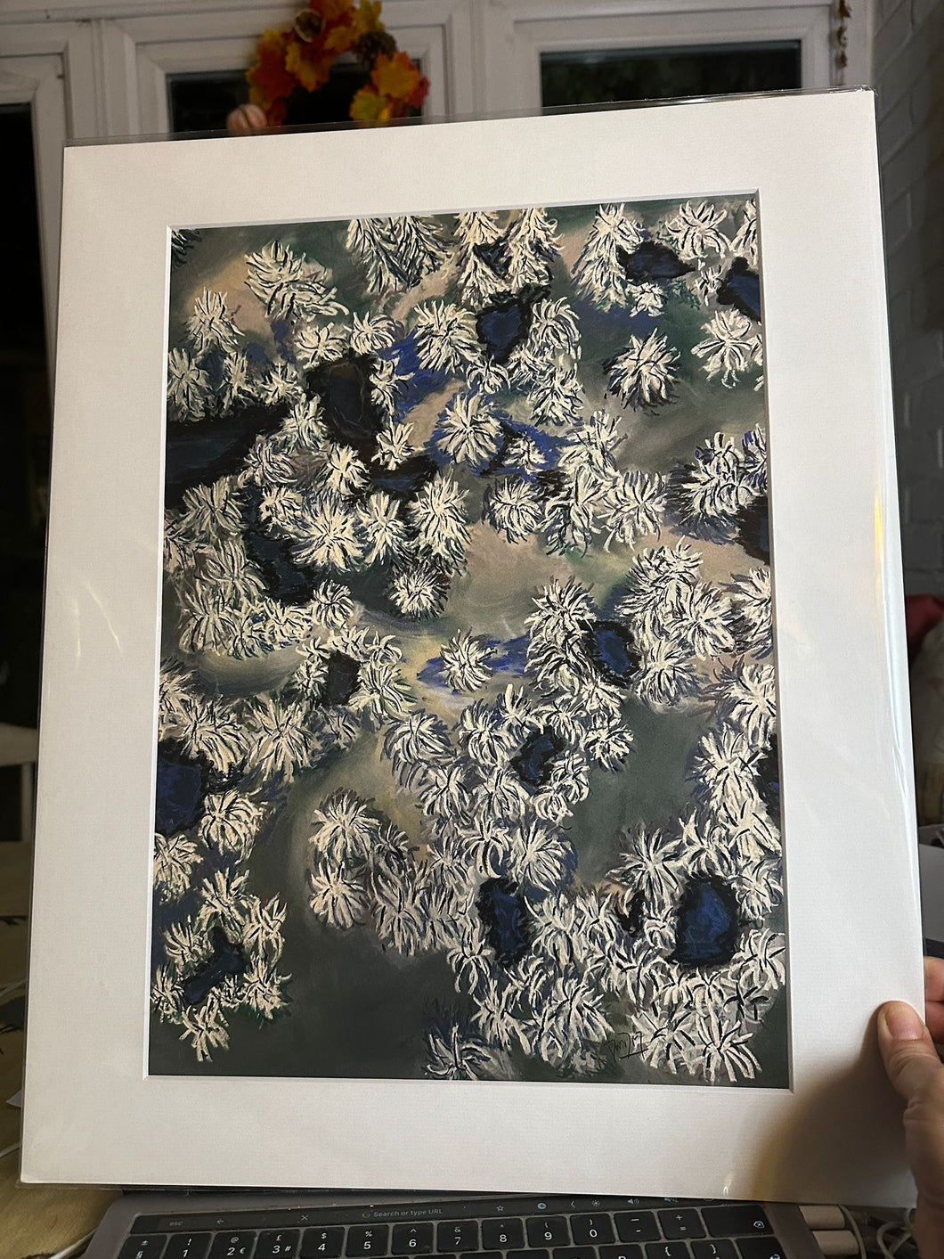 Limited -Edition Giclée Prints of Snowy Pine Trees seen from Above in different sizes