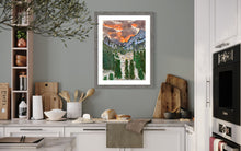 Load image into Gallery viewer, Sunset on Val Ferret Pastel Painting
