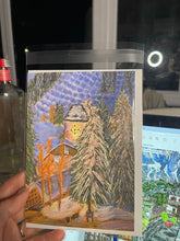 Load image into Gallery viewer, Vail at Night Greeting Card 5&quot;x7&quot;
