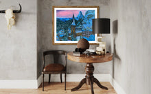 Load image into Gallery viewer, Zermatt at Dusk #2 Soft Pastels Painting
