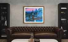 Load image into Gallery viewer, Zermatt at Dusk #2 Soft Pastels Painting
