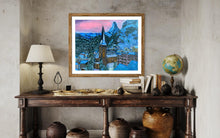 Load image into Gallery viewer, Zermatt at Dusk #2 Soft Pastels Painting
