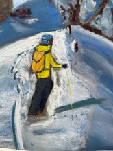 Load image into Gallery viewer, Youla with Monte Bianco Soft Pastels Painting
